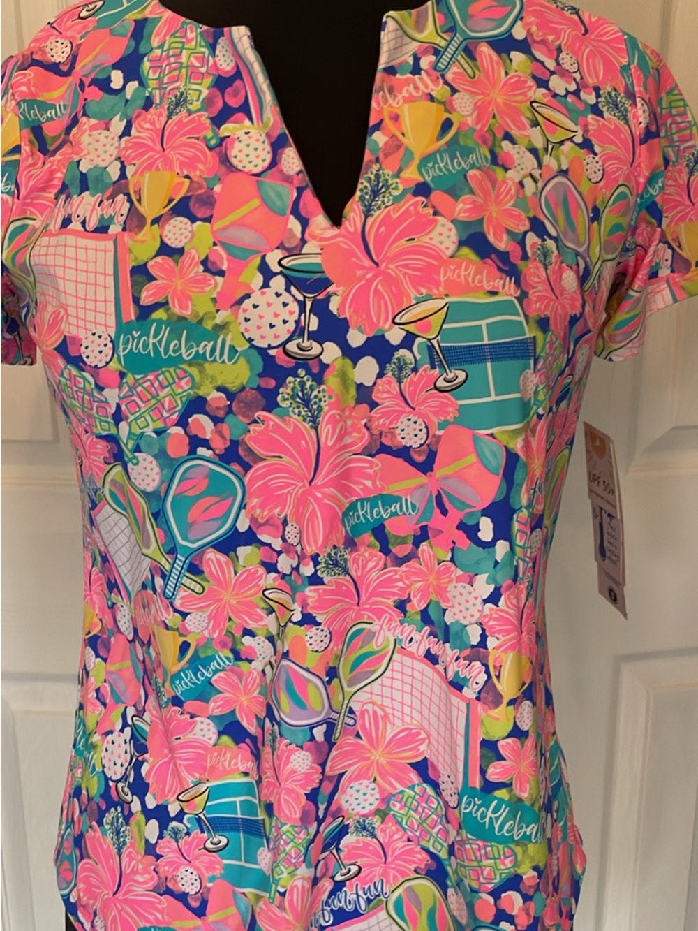 Lulu B UPF 50+ Pickleball Shirt S New w tags
